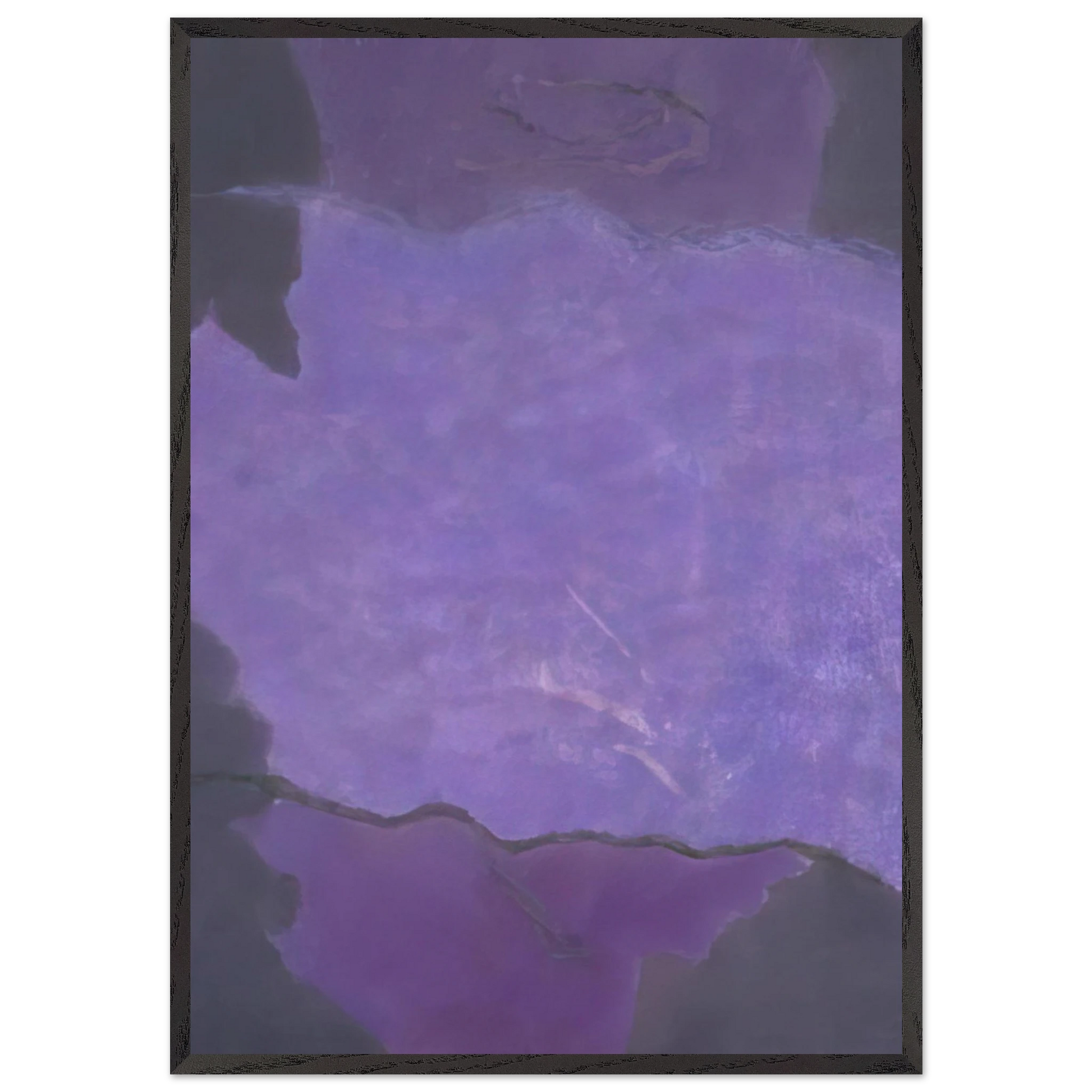 Infinity Field Lefkada Series - 1983 - Theodoros Stamos 70x100 cm / 28x40 inches Framed Art Print – Black Wooden Frame