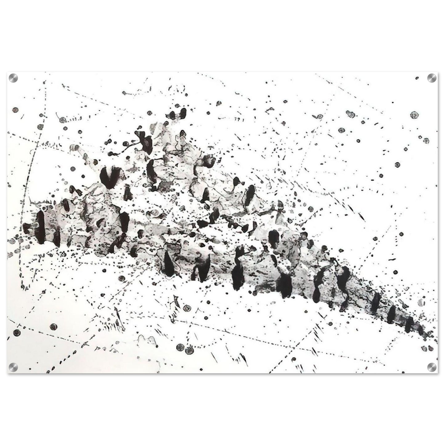 Untitled  .213 SF240  - Sam Francis Acrylic Print - 70x100 cm / 28x40″ inches | Sam Francis Wall Art | Sam Francis Prints