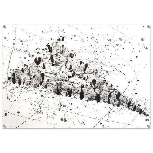 Untitled  .213 SF240  - Sam Francis Acrylic Print - 70x100 cm / 28x40″ inches | Sam Francis Wall Art | Sam Francis Prints