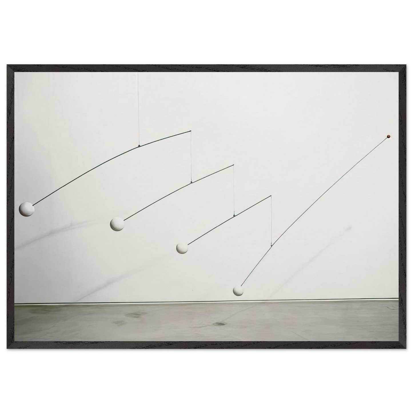 UNTITLED 1932 2 - Alexander Calder Framed Art Print – Black Wooden Frame - Default Title - -Framed Art Print