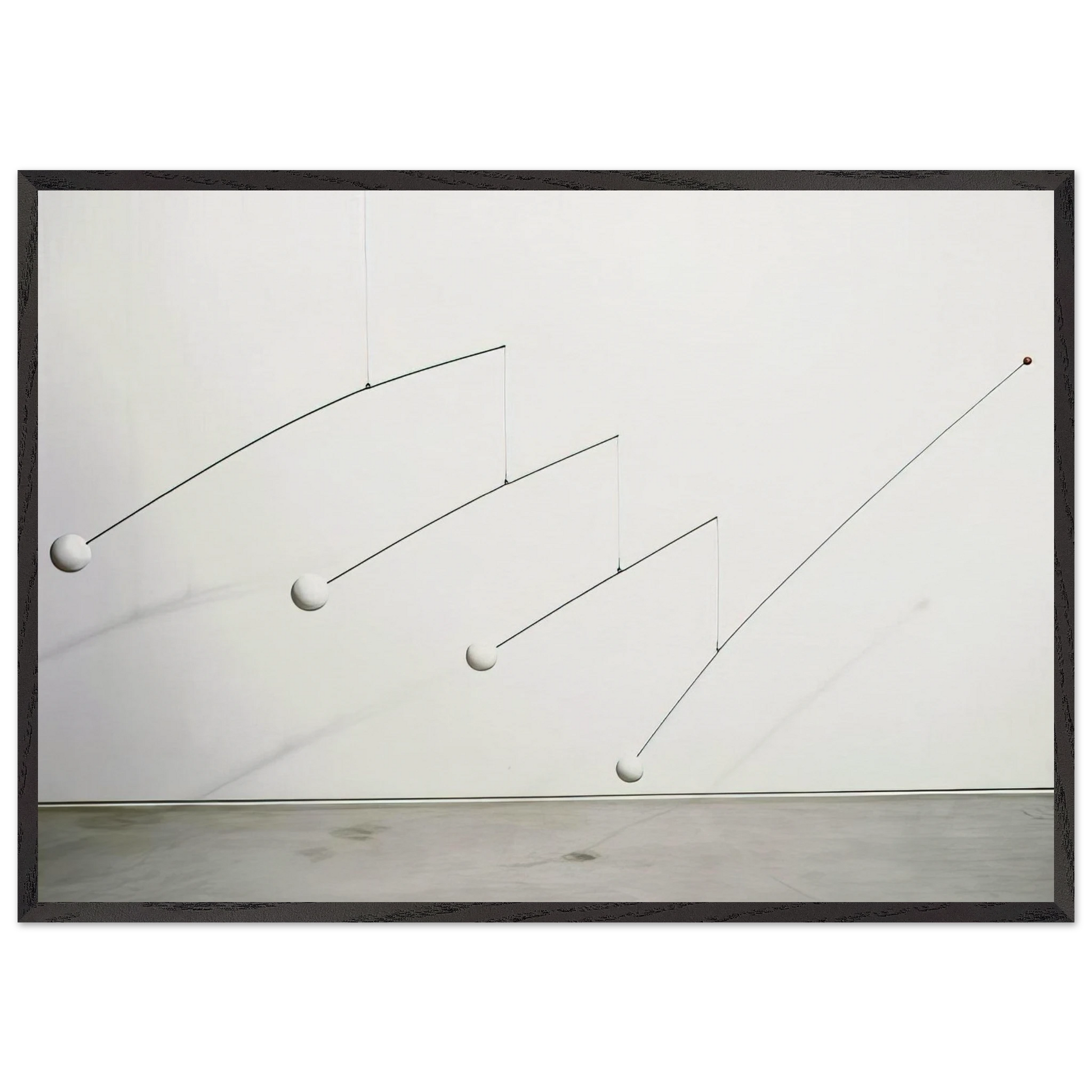 UNTITLED 1932 2 - Alexander Calder Framed Art Print – Black Wooden Frame - Default Title - -Framed Art Print