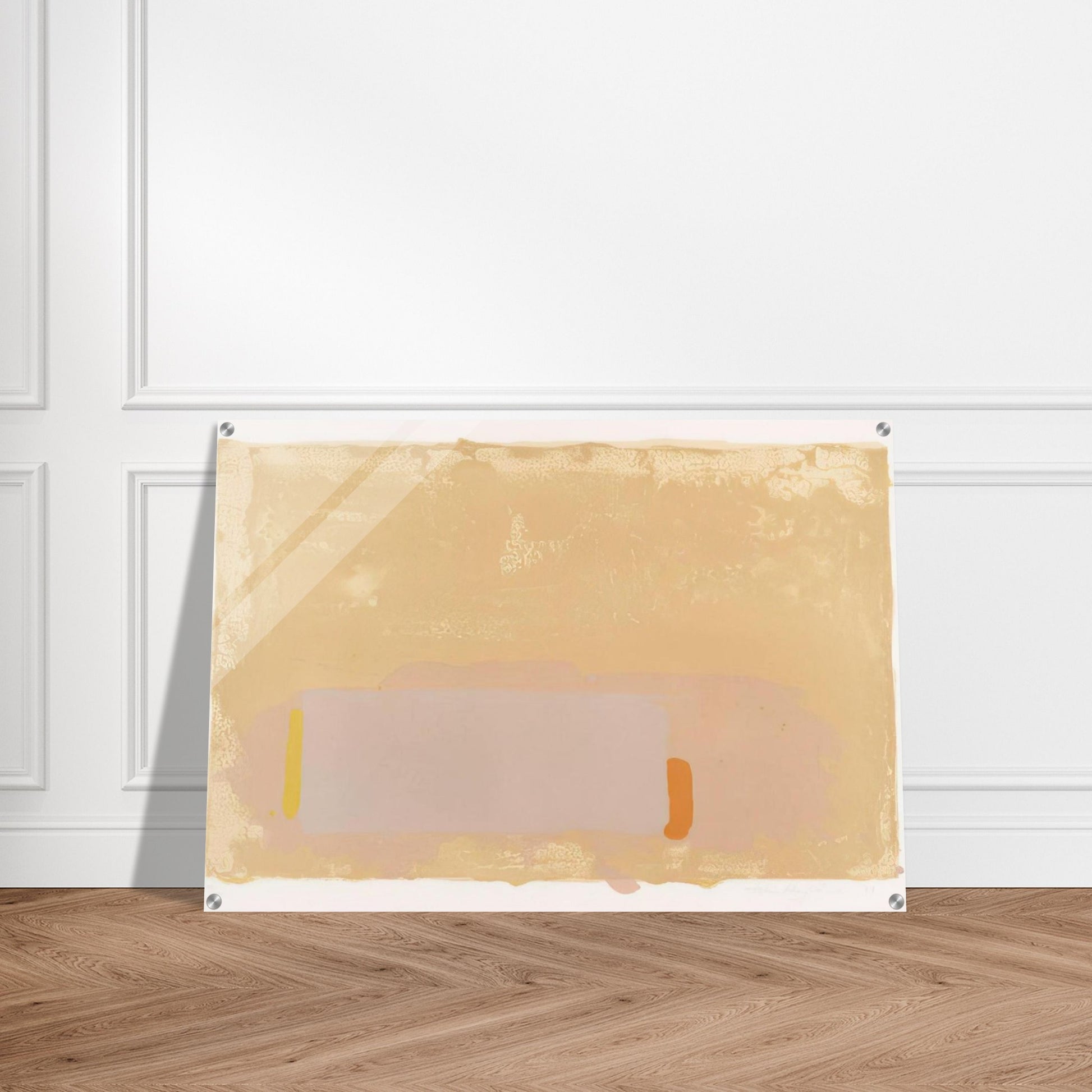 Brown-Beige-Pink - 1971 - John Hoyland Acrylic Print - 70x100 cm / 28x40″ inches | John Hoyland Wall Art | John Hoyland Prints