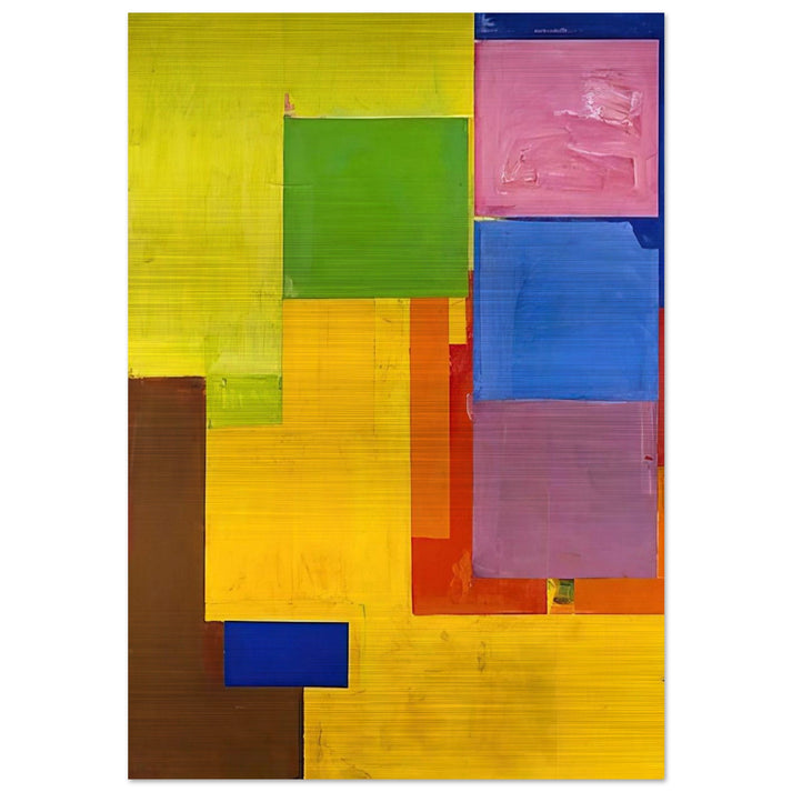 Veluti in Speculum - Hans Hofmann Brushed Aluminum Print - 70x100 cm / 28x40 inches | Hans Hofmann Aluminum Print | Hans Hofmann Prints