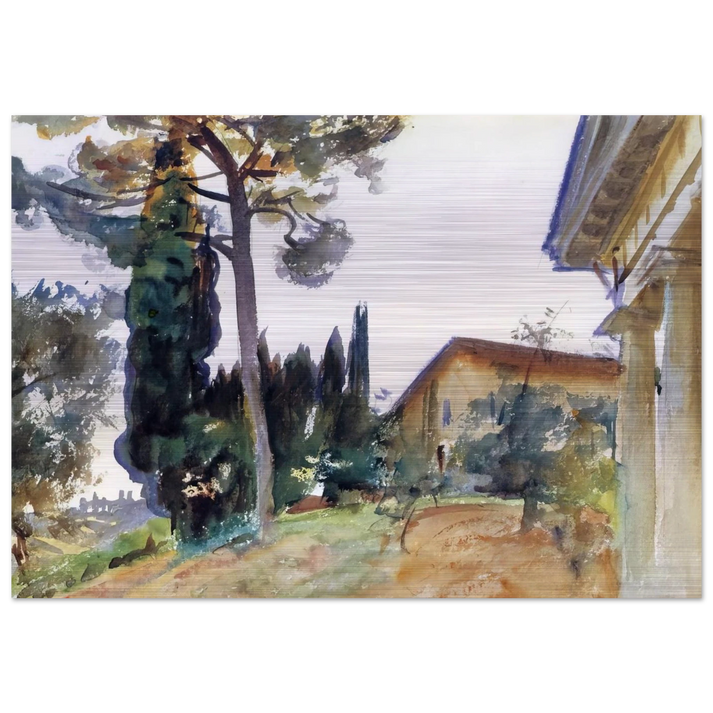 Corfu - John Singer Sargent Brushed Aluminum Print - 70x100 cm / 28x40 inches | John Singer Sargent Aluminum Print | John Singer Sargent Prints