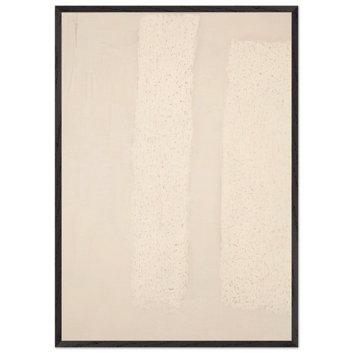 Manual - Minimalism - Robert Ryman 70x100 cm / 28x40 inches Framed Art Print – Black Wooden Frame
