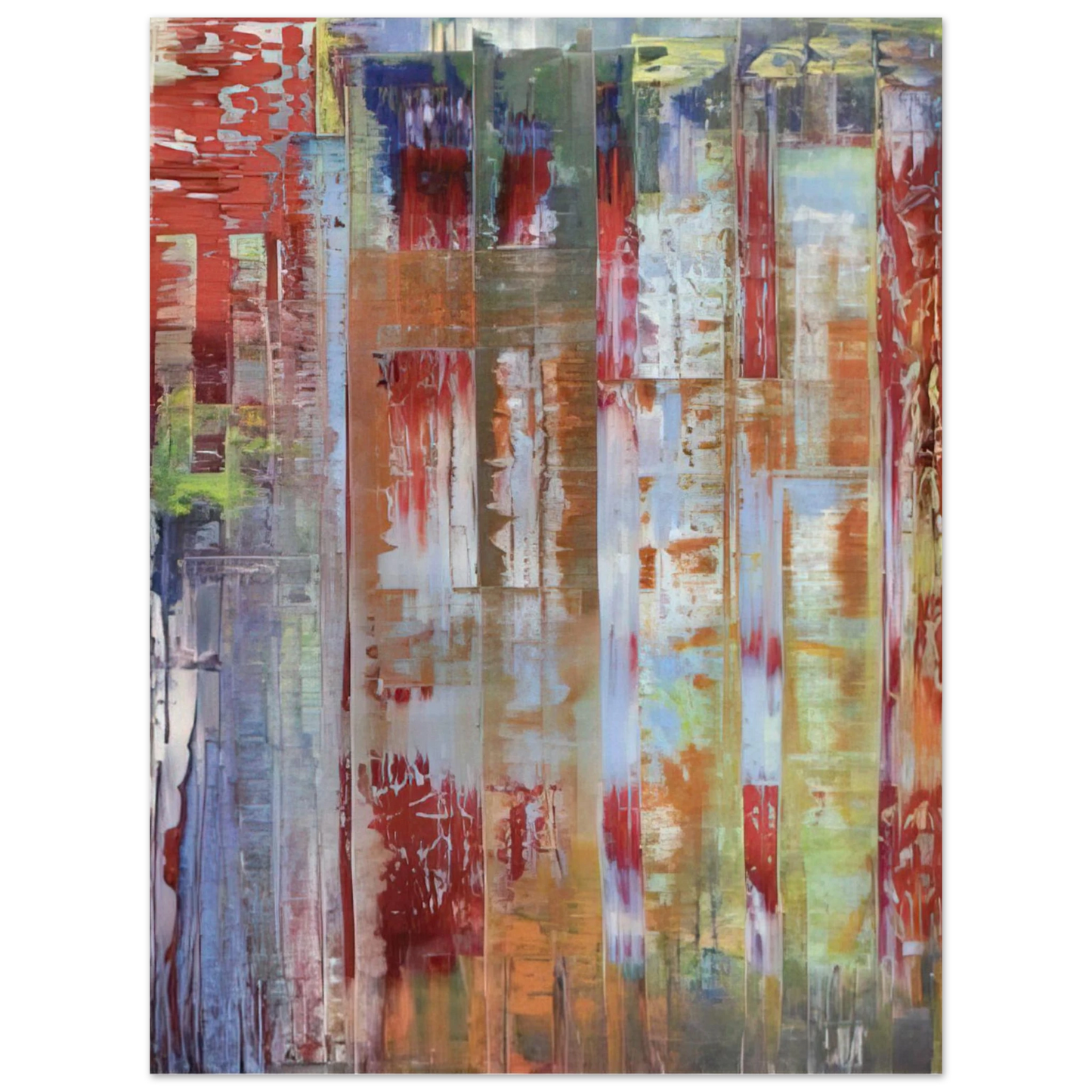 Gerhard Richter - ABSTRACT BILDING Fine Art Poster - Default Title
