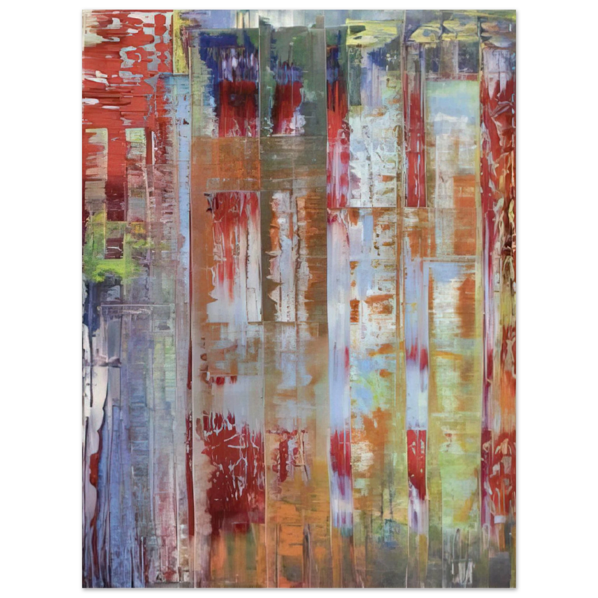 Gerhard Richter - ABSTRACT BILDING Fine Art Poster - Default Title