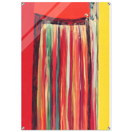 Coriander Rose - 1972 - Ronnie Landfield Acrylic Print - 70x100 cm / 28x40″ inches | Ronnie Landfield Wall Art | Ronnie Landfield Prints