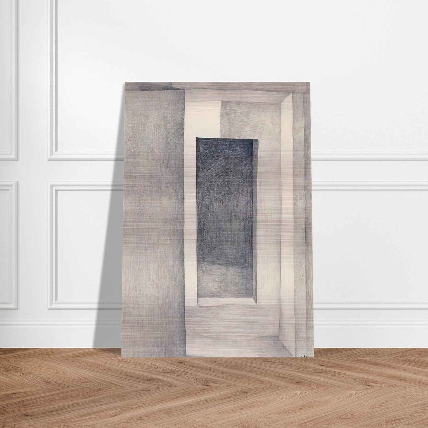 Patio Door - Georgia O'Keeffe Brushed Aluminum Print - 70x100 cm / 28x40 inches | Georgia O'Keeffe Aluminum Print | Georgia O'Keeffe Prints