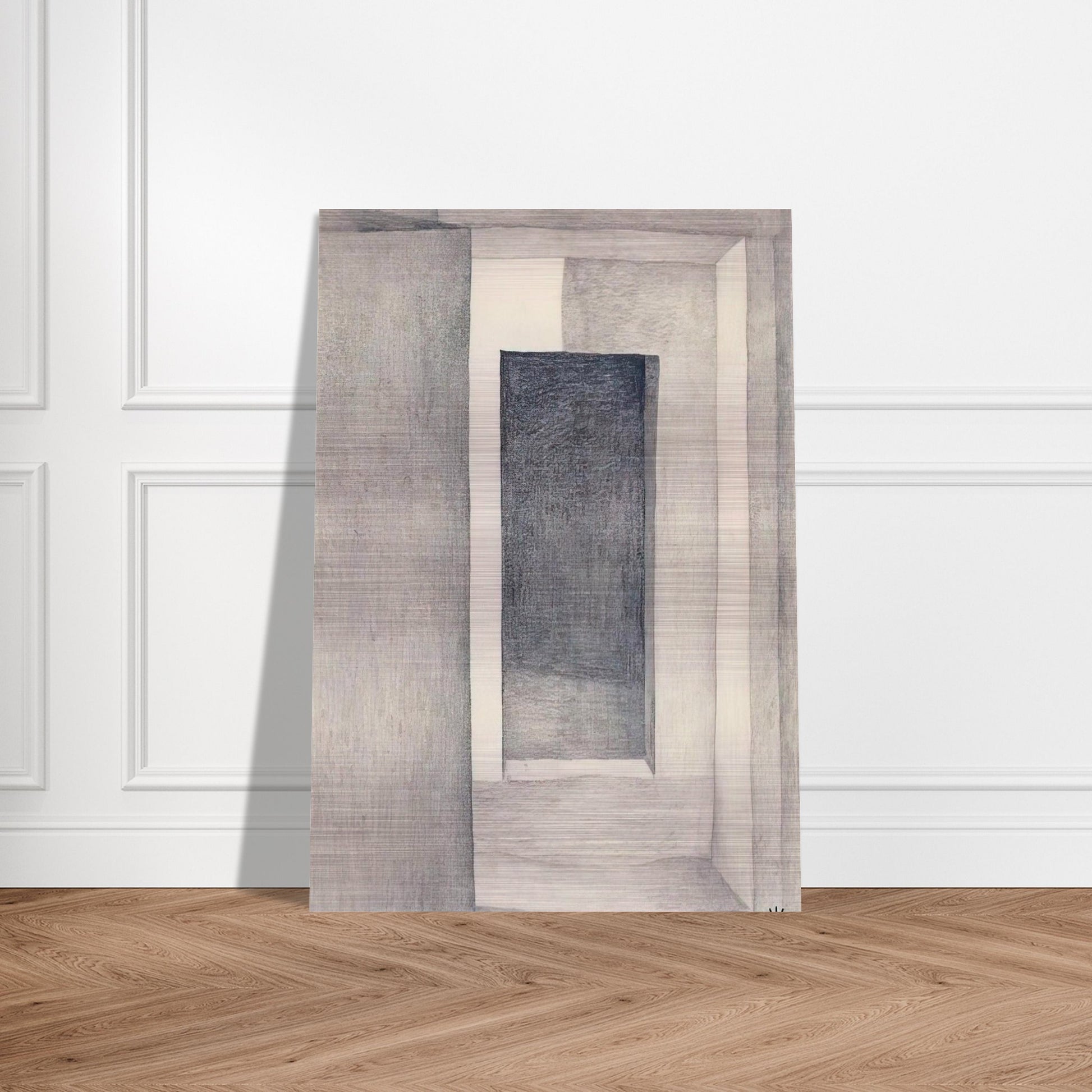 Patio Door - Georgia O'Keeffe Brushed Aluminum Print - 70x100 cm / 28x40 inches | Georgia O'Keeffe Aluminum Print | Georgia O'Keeffe Prints