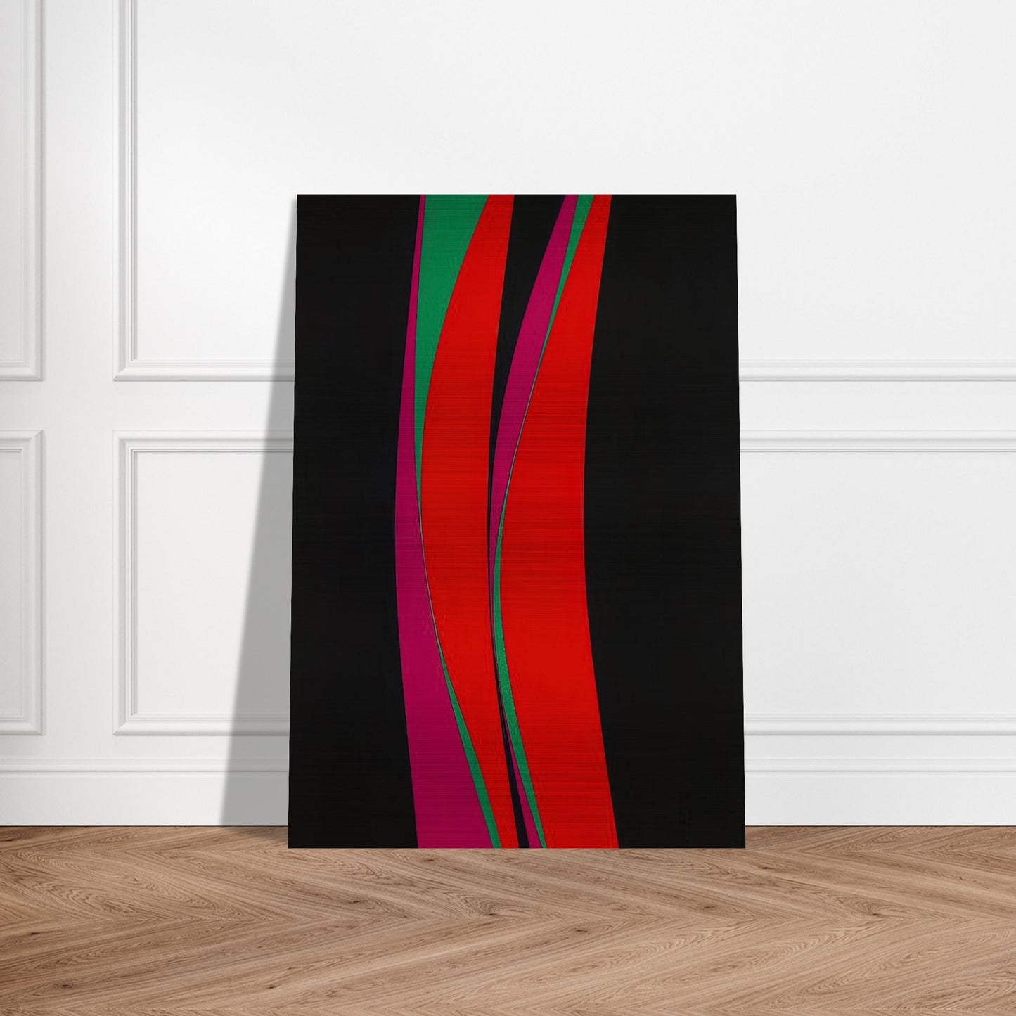 Untitled February 4 - 1967 - Lorser Feitelson Brushed Aluminum Print - 70x100 cm / 28x40 inches | Lorser Feitelson Aluminum Print | Lorser Feitelson Prints