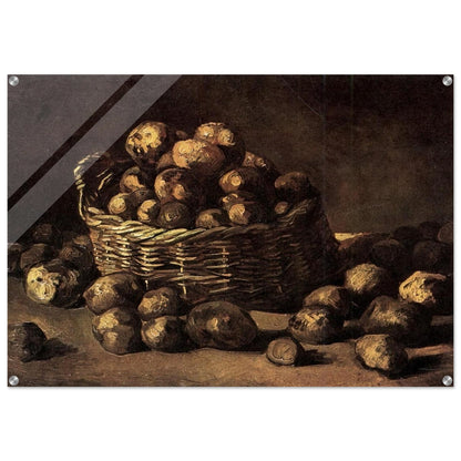Basket of Potatoes - Vincent van Gogh Acrylic Print - 70x100 cm / 28x40″ inches