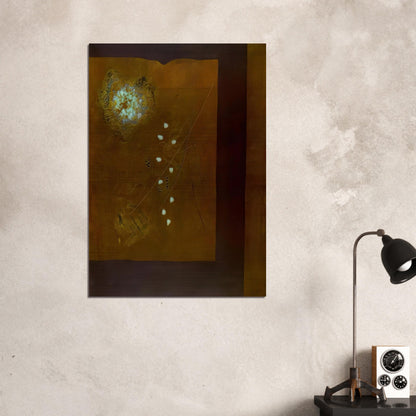 Brown Wall - 1971 - Hiroyuki Tajima Brushed Aluminum Print - 70x100 cm / 28x40 inches | Hiroyuki Tajima Aluminum Print | Hiroyuki Tajima Prints