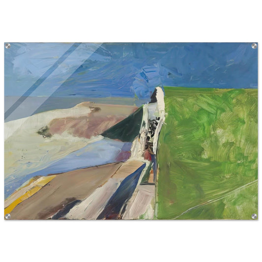 Seawall - Richard Diebenkorn Acrylic Print - 70x100 cm / 28x40″ inches