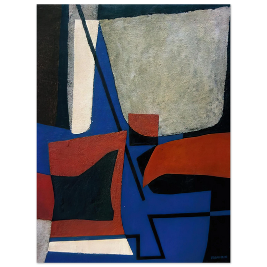 Enrico Prampolini - ABSTRACT COMPOSITION 1955 Fine Art Poster - Default Title