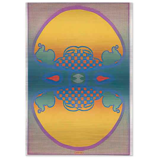 1 2 3 INFINITY THE CONTEMPORARIES 1967 - Peter Max Brushed Aluminum Print - 70x100 cm / 28x40 inches | Peter Max Aluminum Print | Peter Max Prints