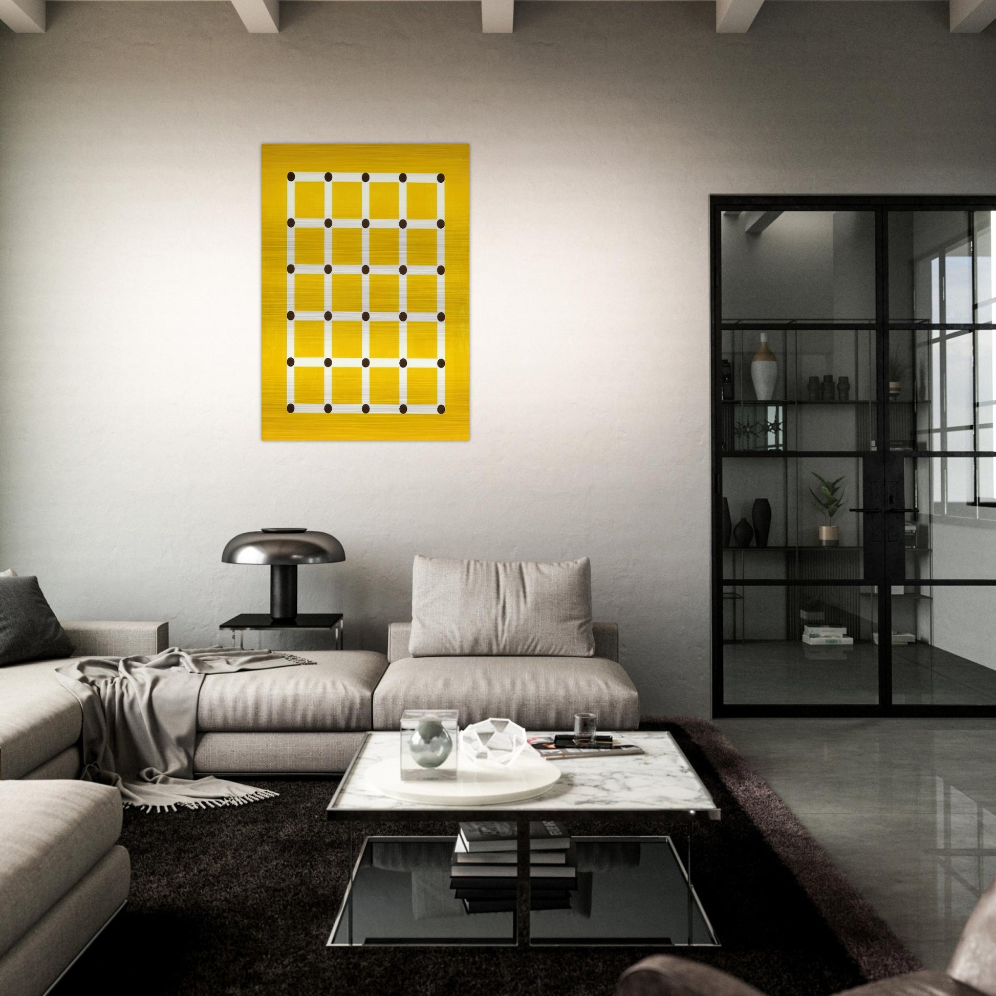 Trellis - 1962 - Jeremy Moon Brushed Aluminum Print - 70x100 cm / 28x40 inches | Jeremy Moon Aluminum Print | Jeremy Moon Prints