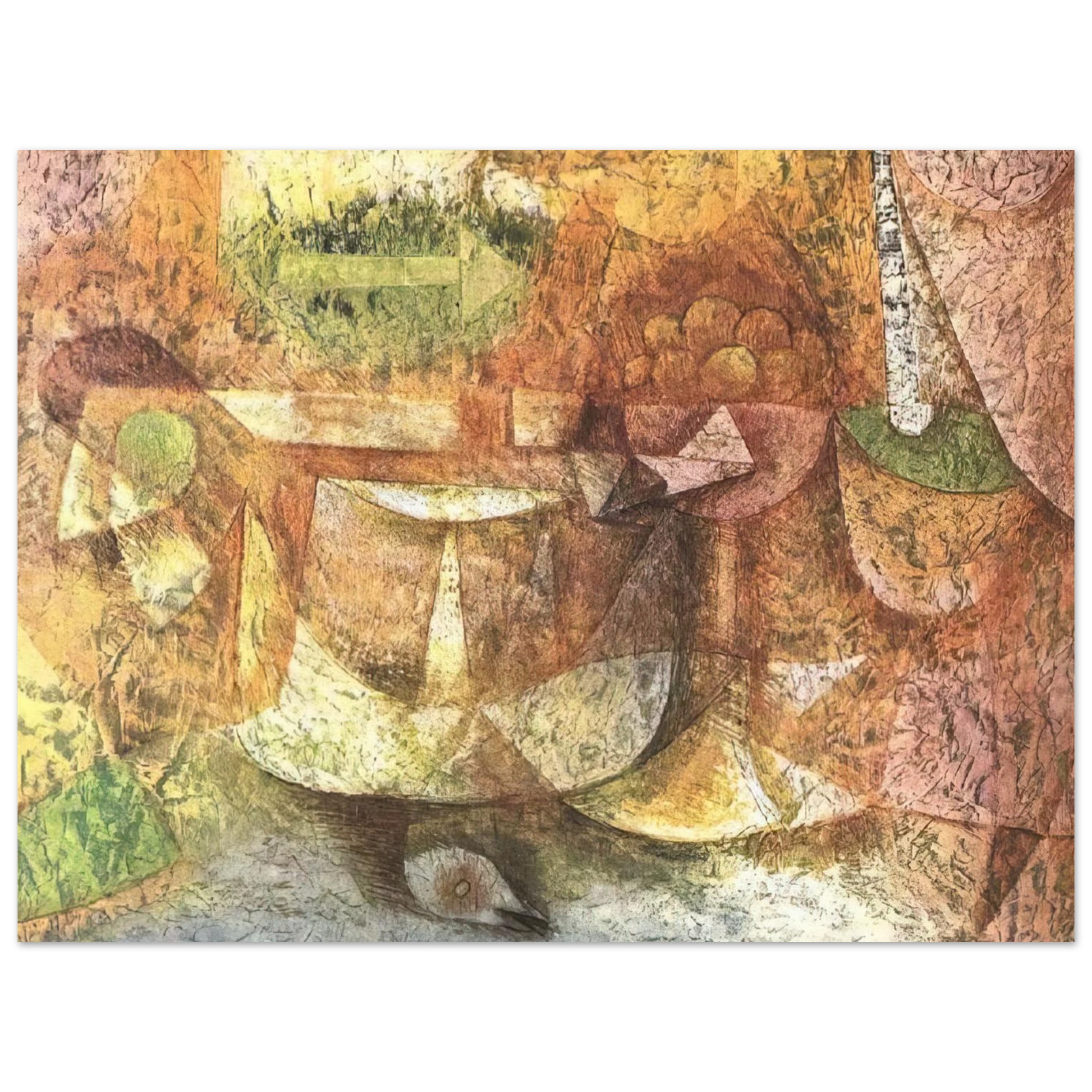 Paul Klee - STILL LIFE WITH DOVE 1931 Fine Art Poster - Default Title