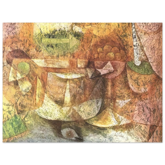 Paul Klee - STILL LIFE WITH DOVE 1931 Fine Art Poster - Default Title