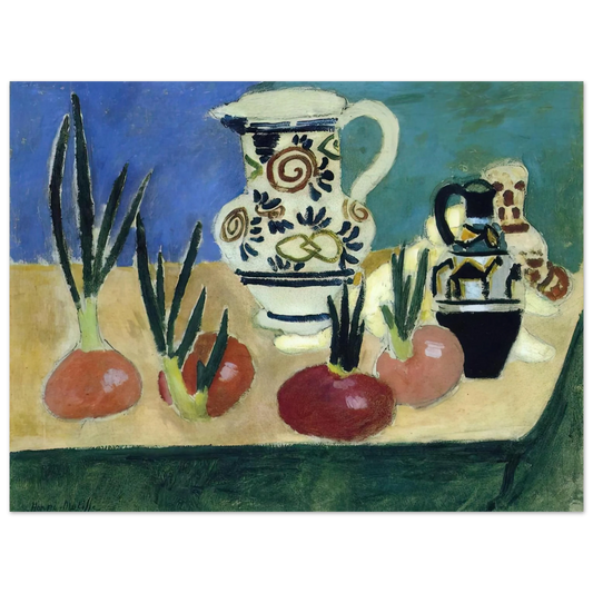 Henri Matisse - THE RED ONIONS 1906 Fine Art Poster - Default Title
