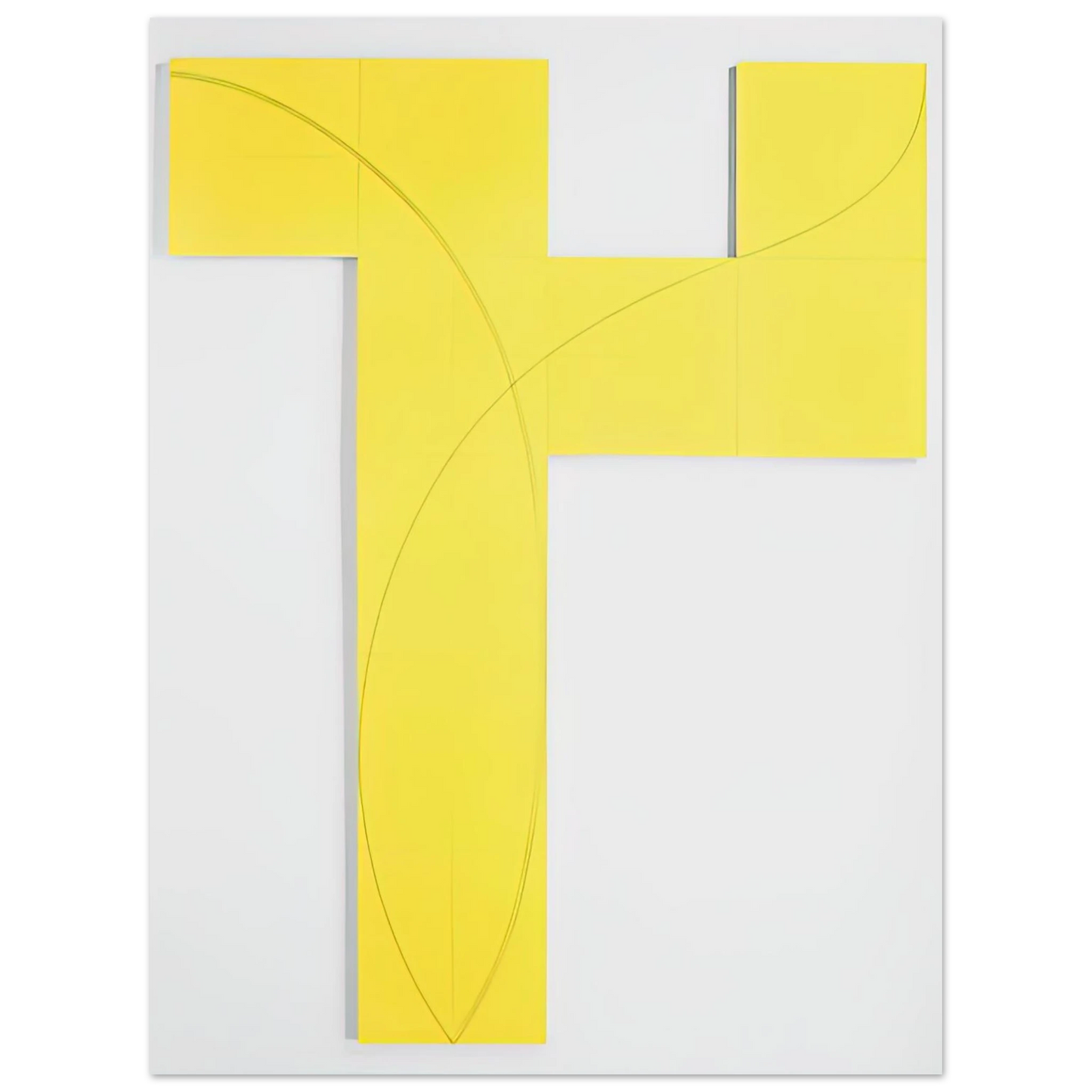 Robert Mangold - COLUMN STRUCTURE IX 2006 Fine Art Poster - Default Title