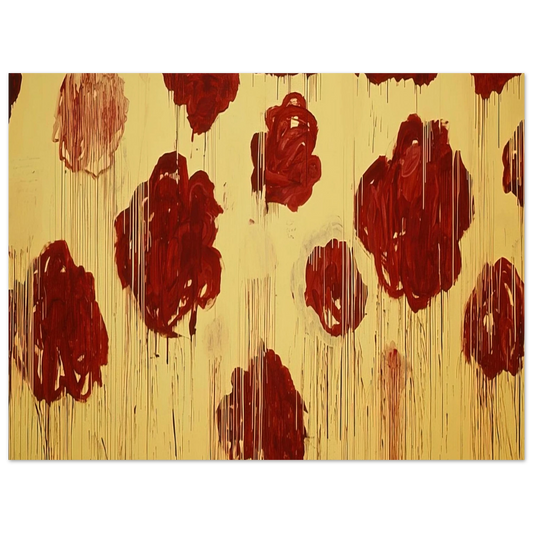 Cy Twombly - Untitled,  Blooming, A Scattering of Blossoms & Other Things  Fine Art Poster - Default Title