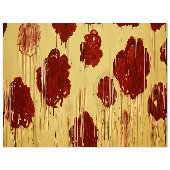 Cy Twombly - Untitled,  Blooming, A Scattering of Blossoms & Other Things   75x100 cm / 30x40inches Fine Art Poster