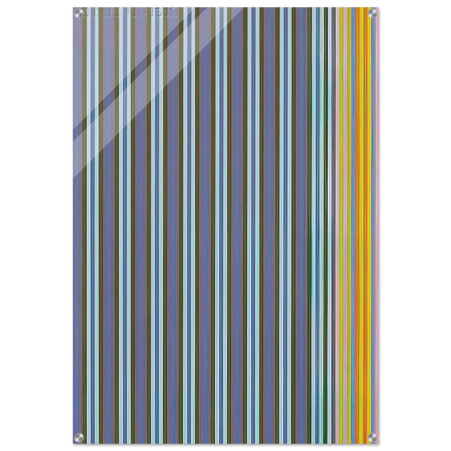 Jack-in-the-Box - 1969 - Gene Davis Acrylic Print - 70x100 cm / 28x40″ inches | Gene Davis Wall Art | Gene Davis Prints