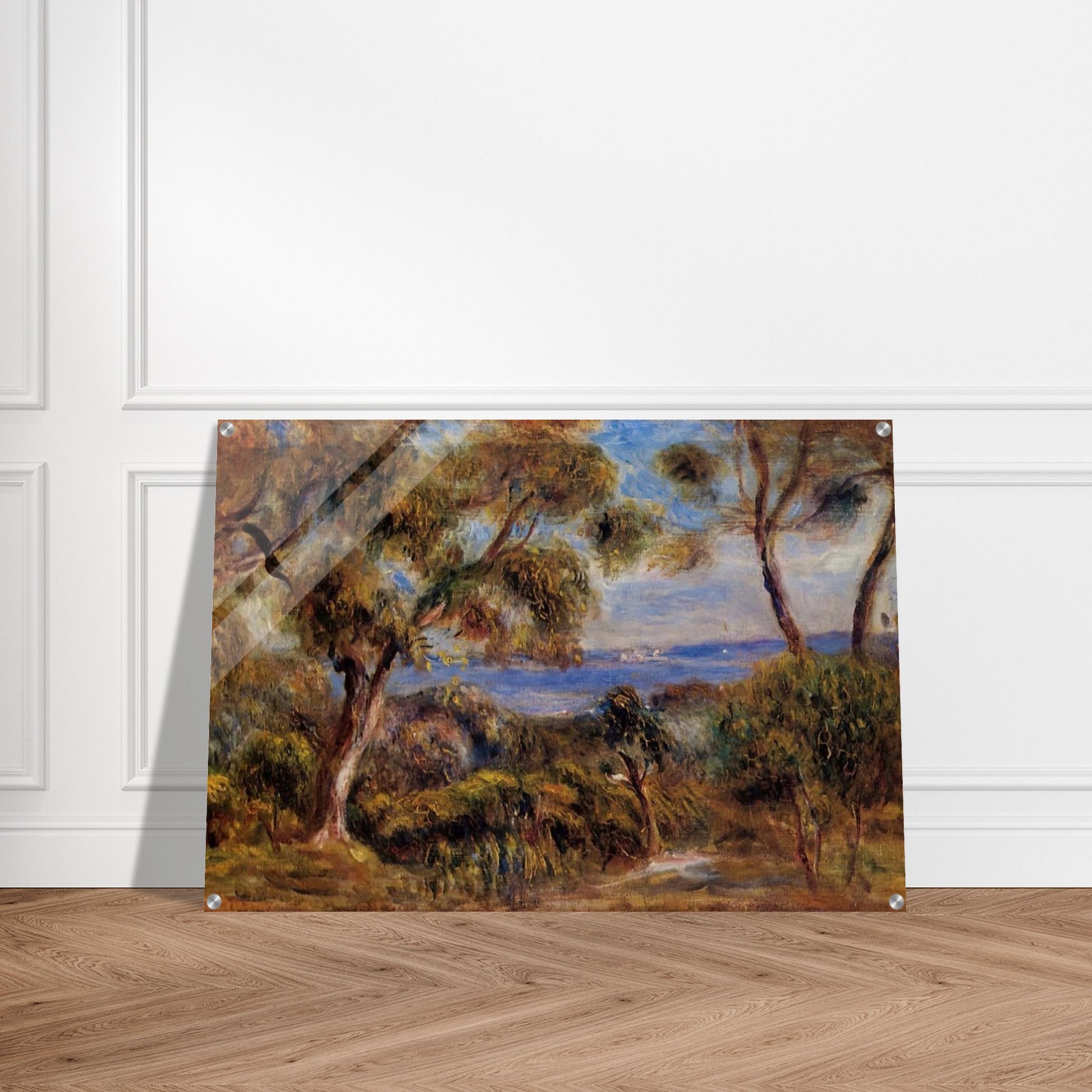 The Sea at Cagnes - Pierre-Auguste Renoir Acrylic Print - 70x100 cm / 28x40″ inches