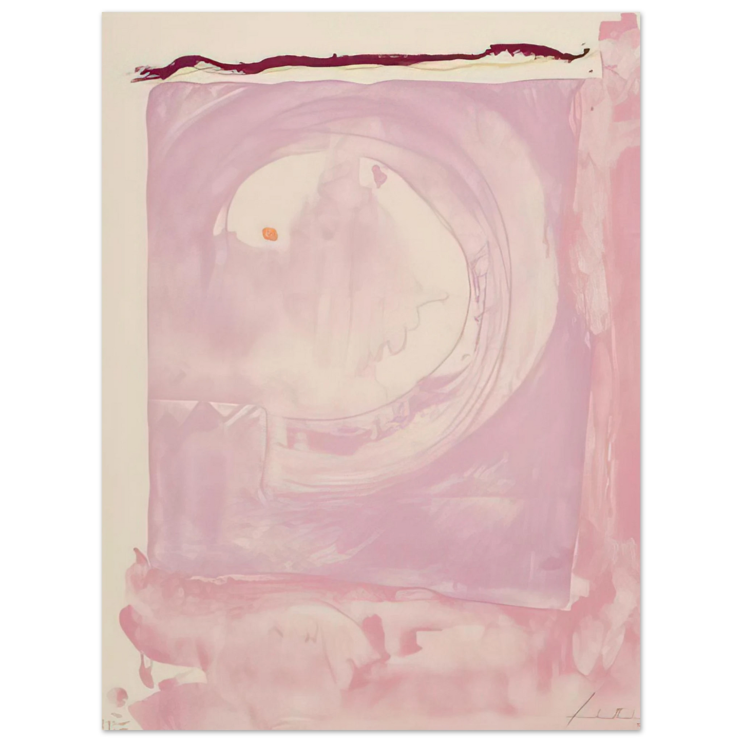 Helen Frankenthaler - Reflections IX - 1995 Wall art - 50x70 cm / 20x28 inches - Fine Art Poster - -