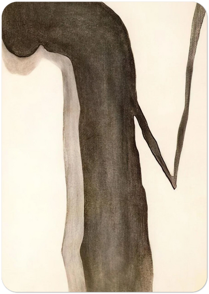 Drawing V By Georgia O'Keeffe Pack of 10 Post Cards | Georgia O'Keeffe Post Cards | A6 (10.5 x 14.8 cm) - 4.1 x 5.8 inches