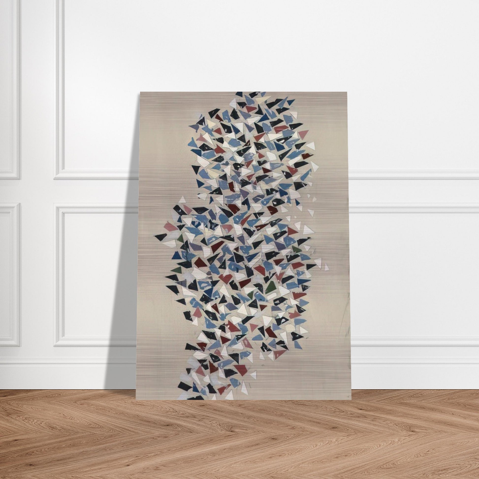 Shapes Group - 1987 - Robert Goodnough Brushed Aluminum Print - 70x100 cm / 28x40 inches | Robert Goodnough Aluminum Print | Robert Goodnough Prints