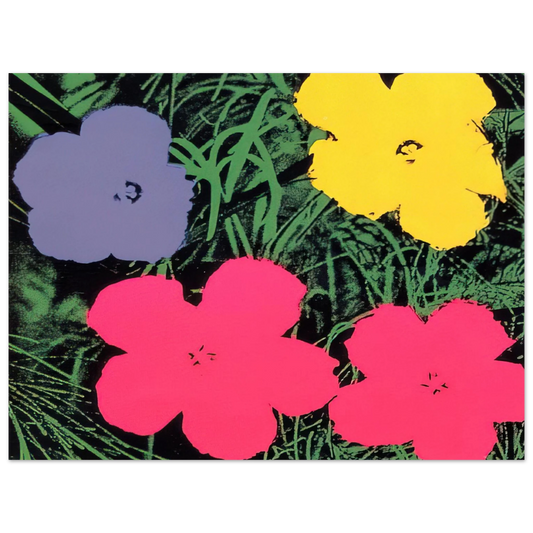 Andy Warhol - Flowers Fine Art Poster - 13x18 cm / 5x7 inches