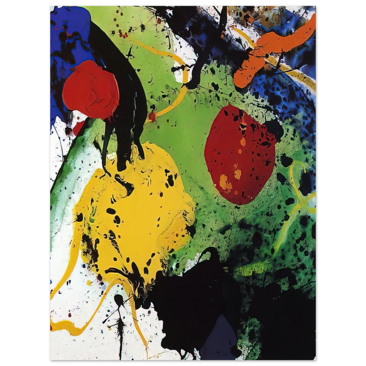 Sam Francis - Untitled  SFP-89-57   75x100 cm / 30x40inches Fine Art Poster