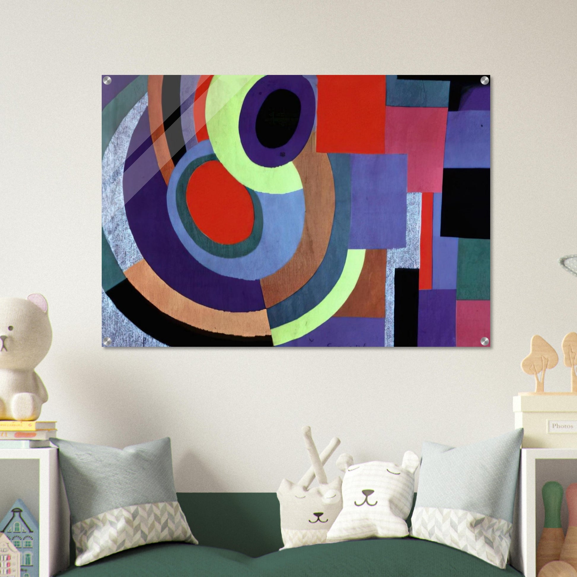 ICARUS - Sonia Delaunay Acrylic Print - 70x100 cm / 28x40″ inches | Sonia Delaunay Wall Art | Sonia Delaunay Prints