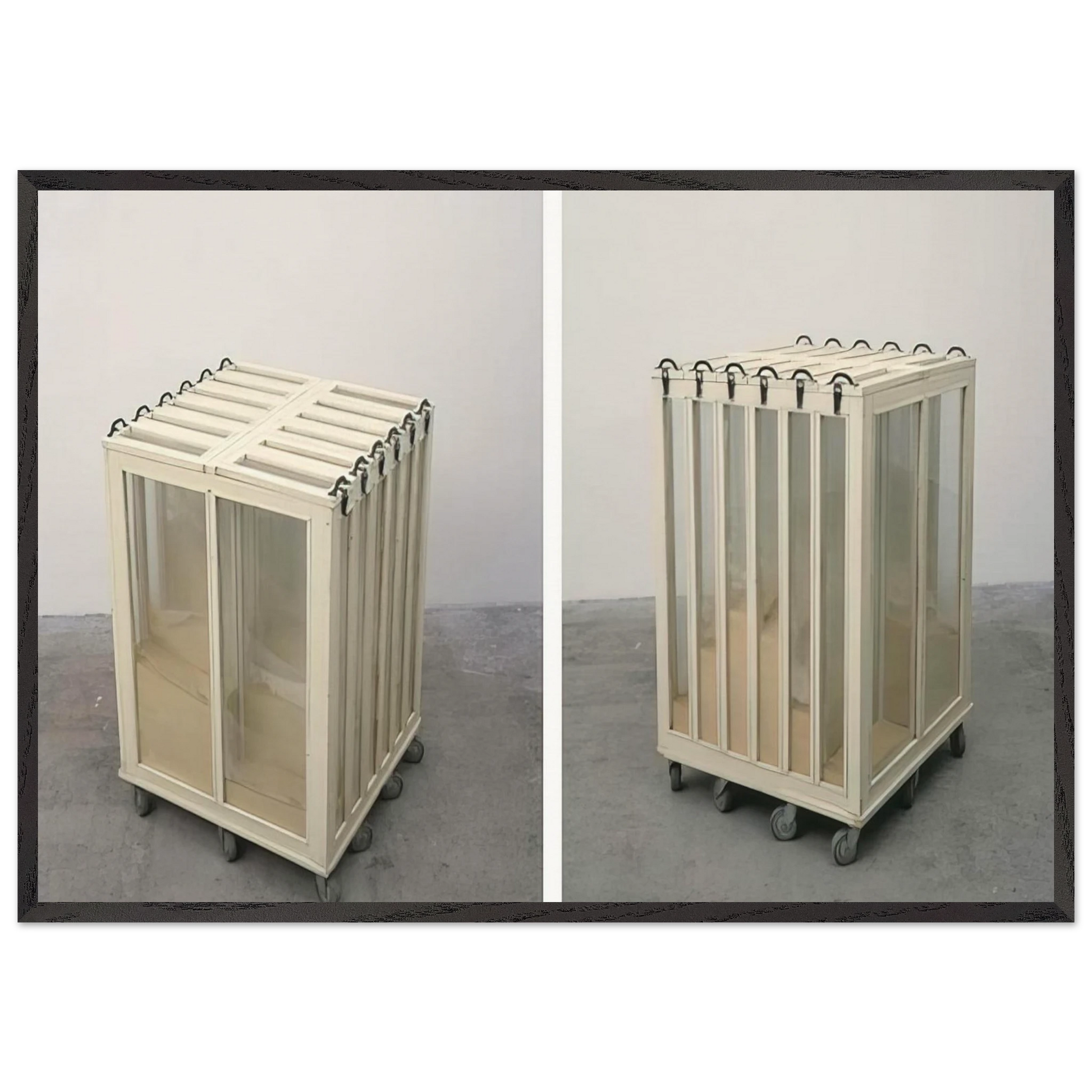 Knoblauchtruhe - 1971 - Dieter Roth 70x100 cm / 28x40 inches Framed Art Print – Black Wooden Frame