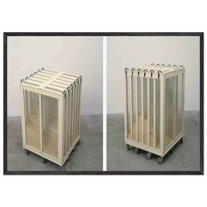 Knoblauchtruhe - 1971 - Dieter Roth 70x100 cm / 28x40 inches Framed Art Print – Black Wooden Frame