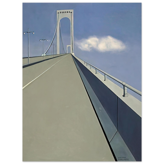 Ralston Crawford - Whitestone Bridge - 1940 Fine Art Poster - Default Title