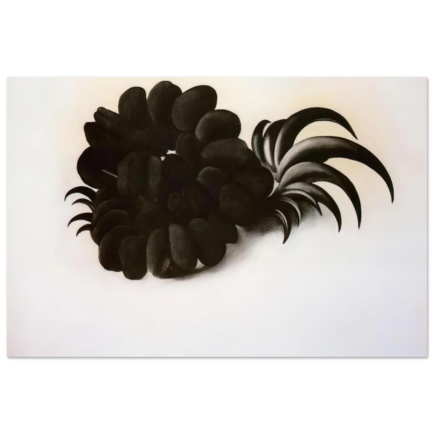 Georgia O'Keeffe - Eagle Claw and Bean Necklace Fine Art Poster - 40x60 cm / 16x24 inches