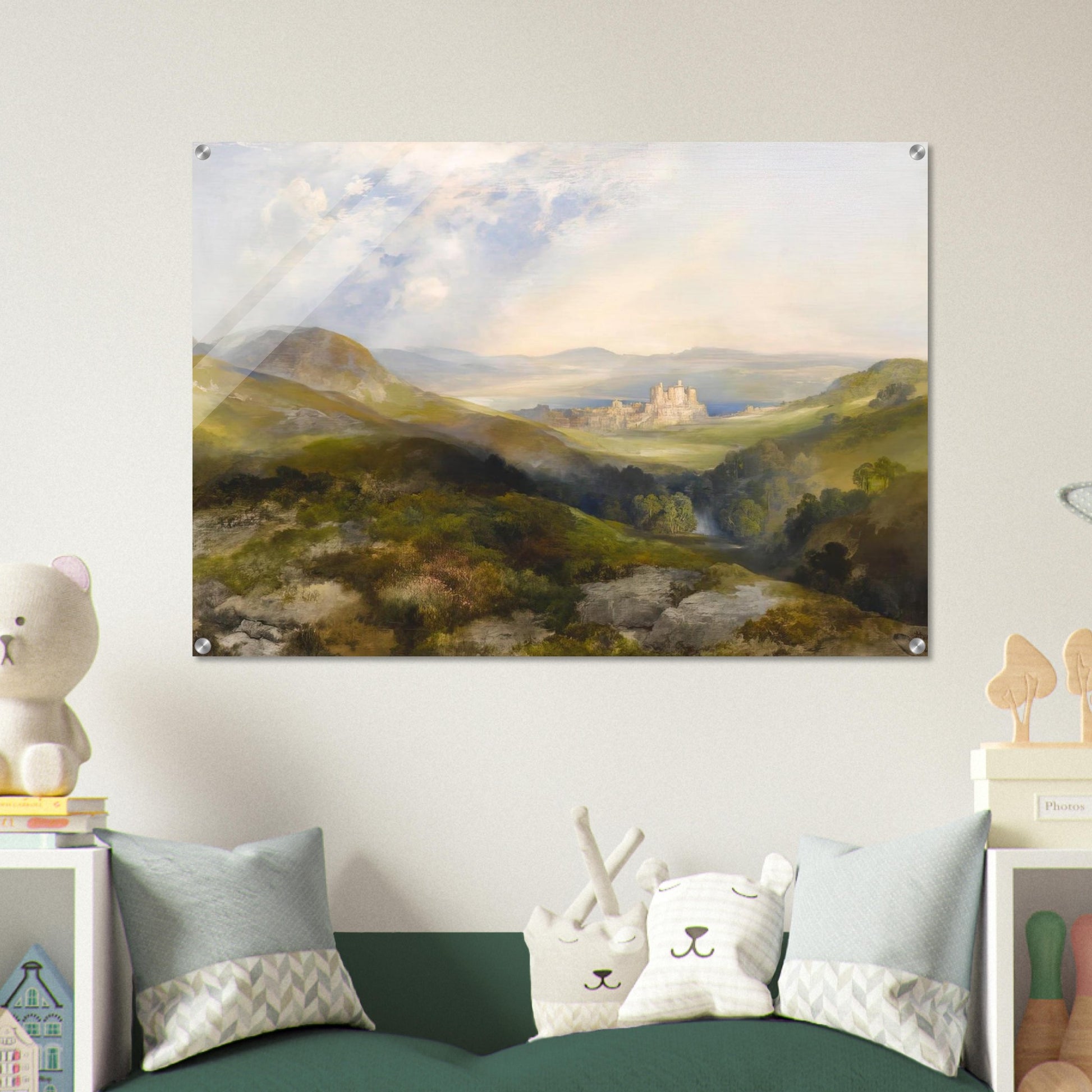 Conway Castle - Thomas Moran Acrylic Print - 70x100 cm / 28x40″ inches