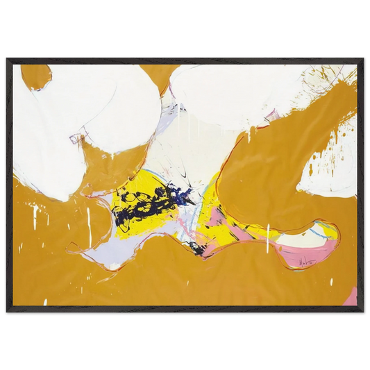 Round About - 1973 - Norman Bluhm Framed Art Print – Black Wooden Frame - Default Title - -Framed Art Print