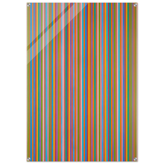 ECCLESIA 1985 - Bridget Riley Acrylic Print - 70x100 cm / 28x40″ inches | Bridget Riley Wall Art | Bridget Riley Prints