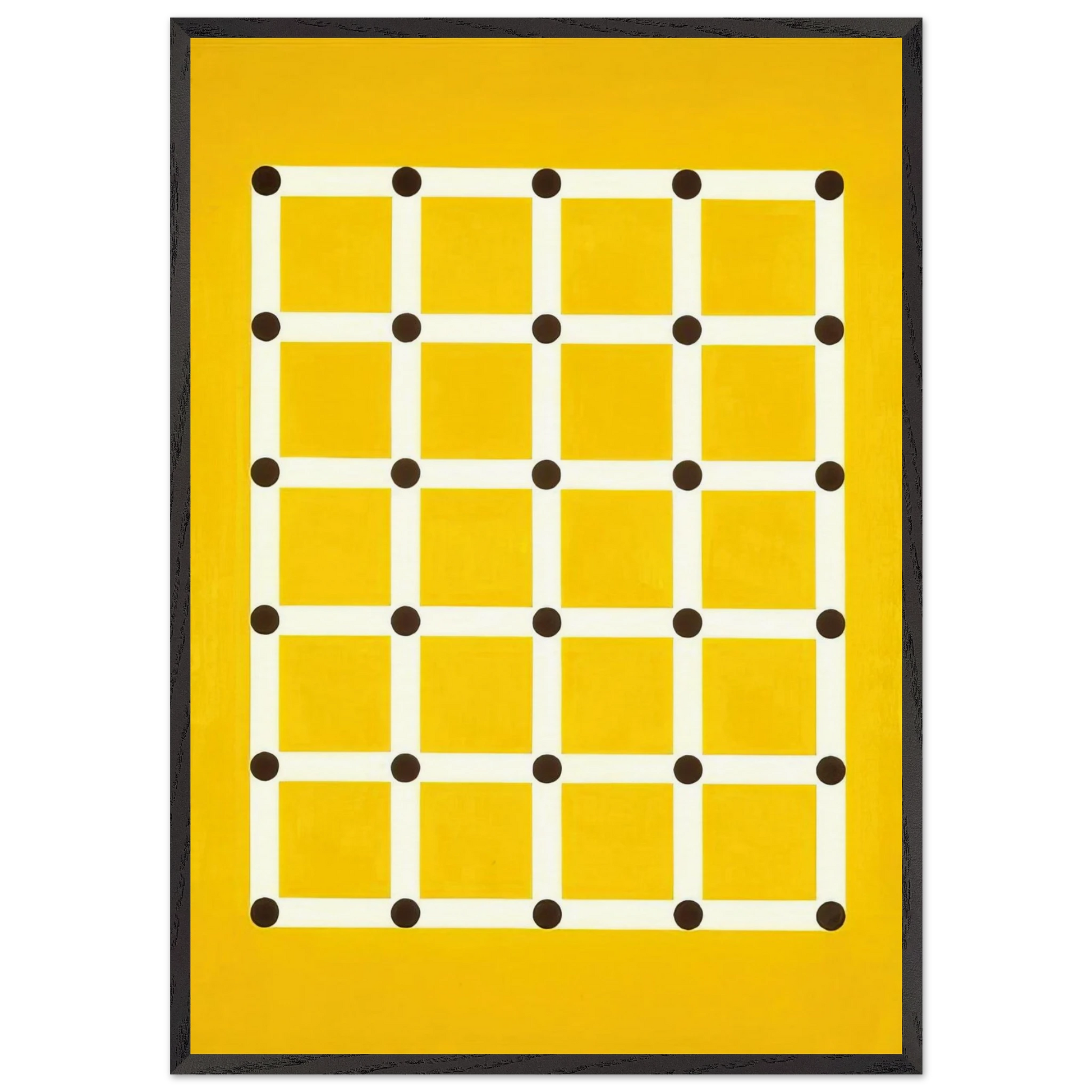 Trellis - 1962 - Jeremy Moon Framed Art Print – Black Wooden Frame - Default Title - -Framed Art Print