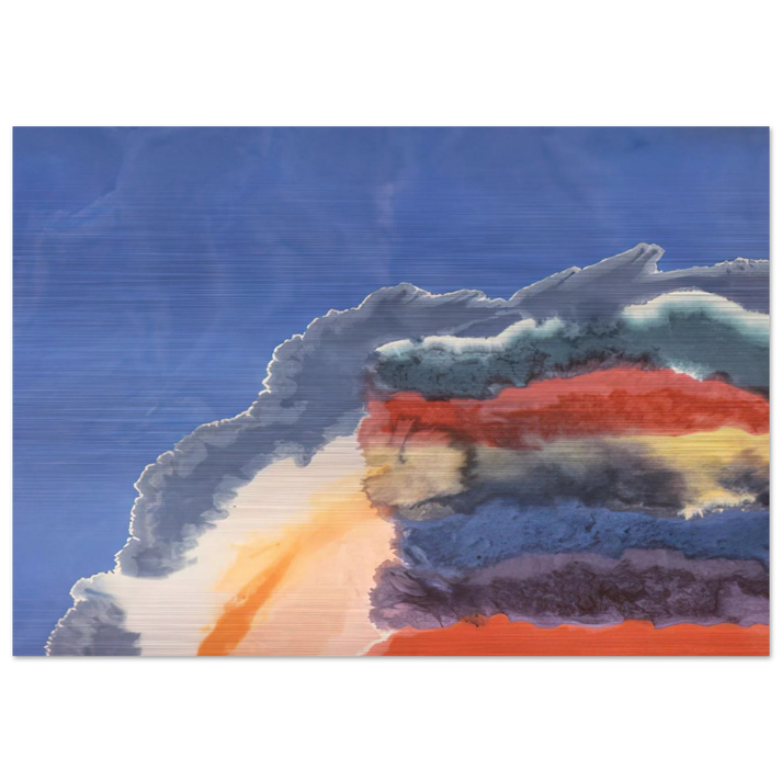 Shenandoah - 1970 - Ronnie Landfield Brushed Aluminum Print - 70x100 cm / 28x40 inches | Ronnie Landfield Aluminum Print | Ronnie Landfield Prints