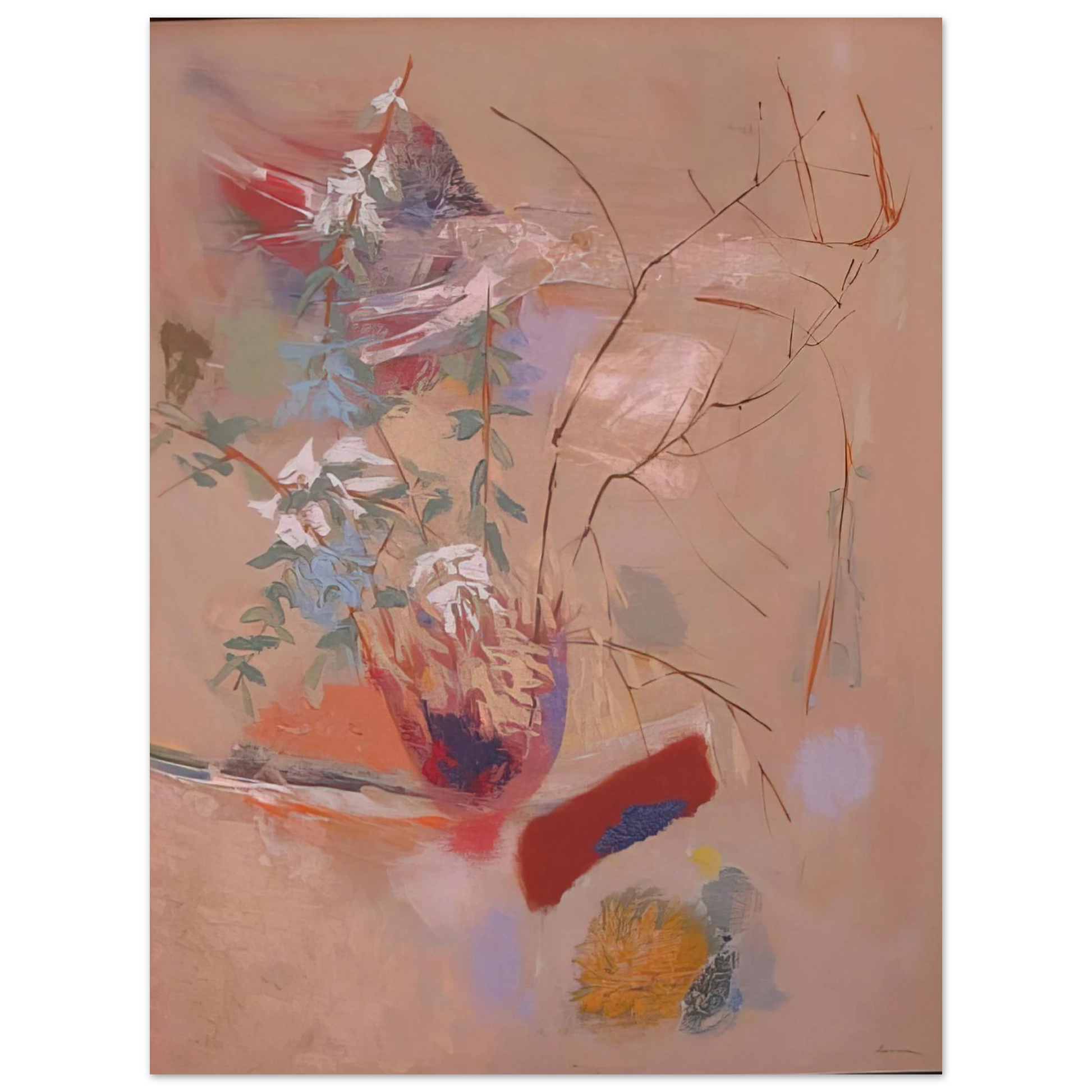 John Ferren - The Bush - 1955 Fine Art Poster - Default Title