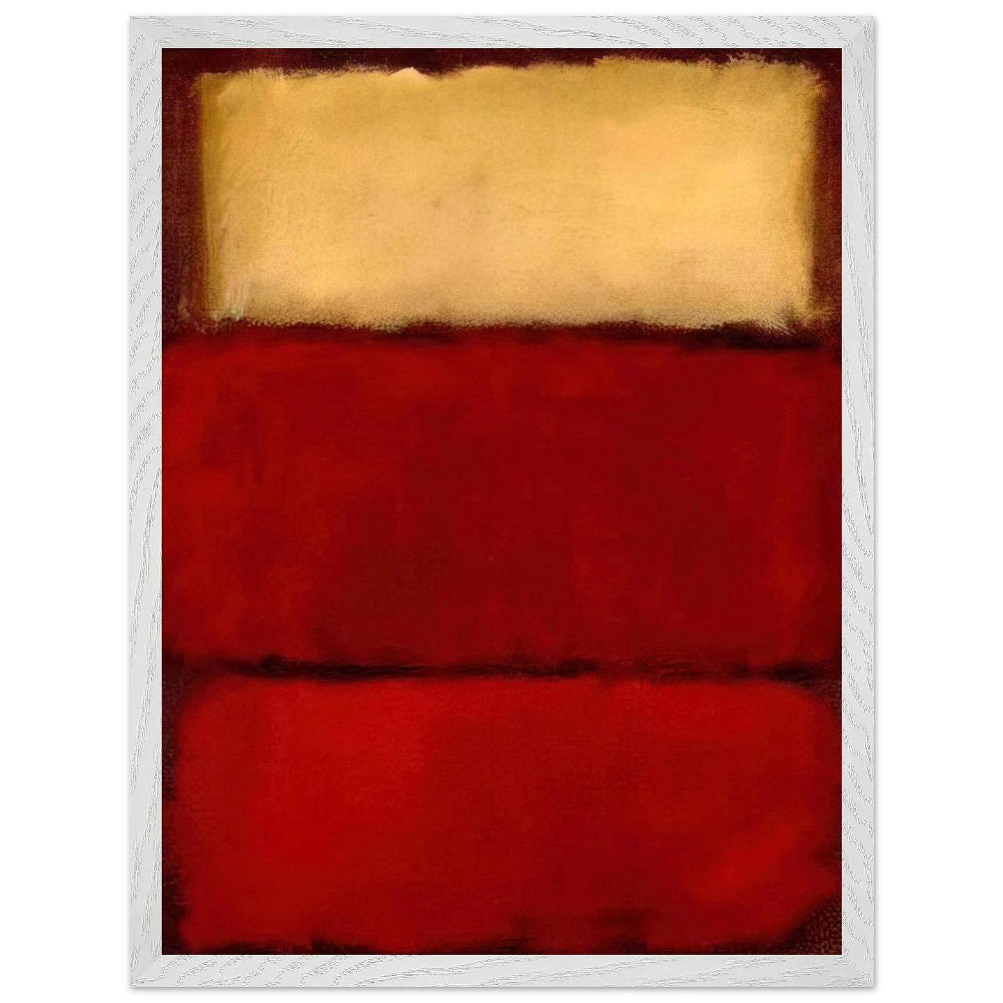 Mark Rothko - Red - 1964 Wall Art - 21x29.7 cm / 8x12" - Premium Wooden Framed Poster With Fine Art Paper - Wood frame