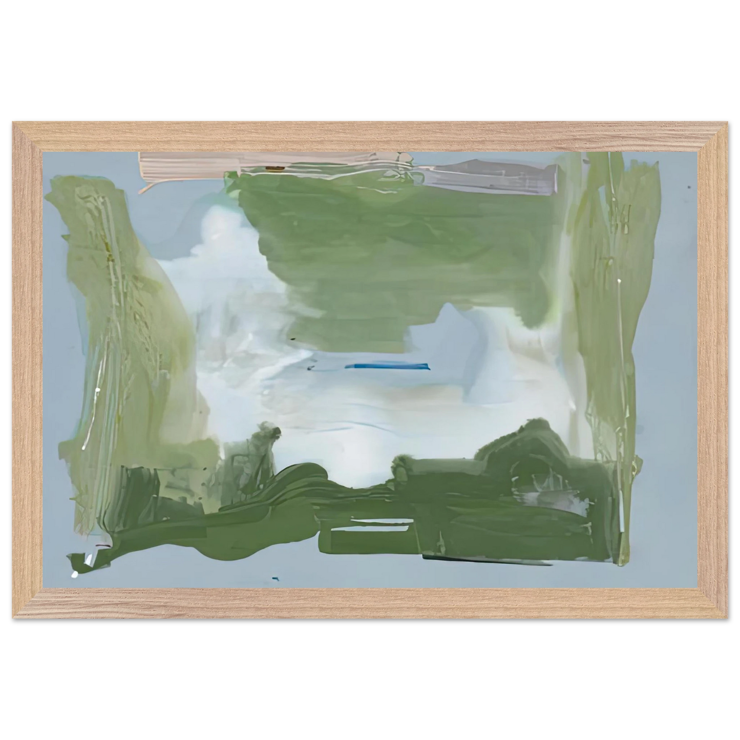 Helen Frankenthaler - Lush Spring, 1975- Wall Art - 28x40 inches / 70x70 cm - Canvas (Imperial) - -
