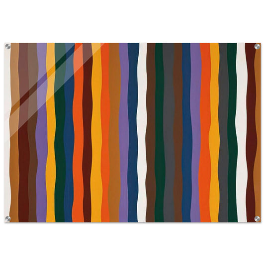 #20 - 1977 - Karl Benjamin Acrylic Print - 70x100 cm / 28x40″ inches | Karl Benjamin Wall Art | Karl Benjamin Prints