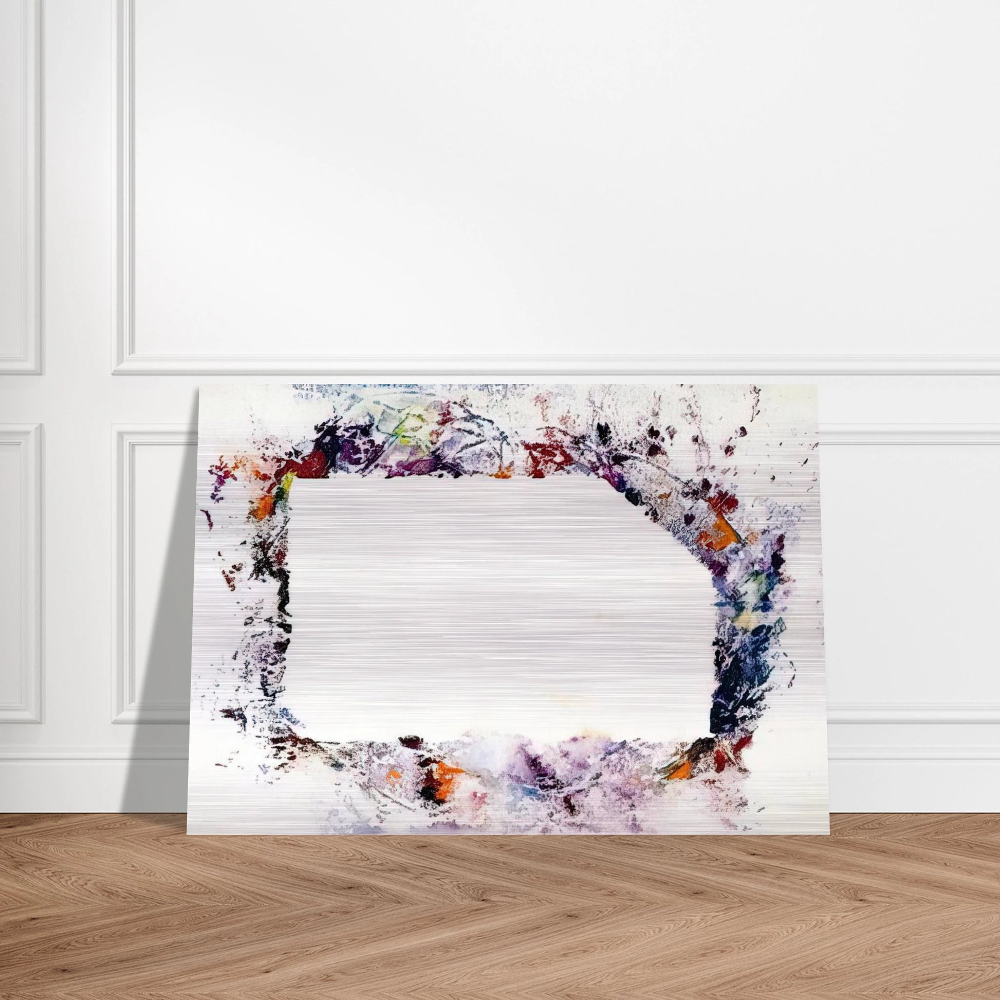 Untitled  SF218S  - Sam Francis Brushed Aluminum Print - 70x100 cm / 28x40 inches | Sam Francis Aluminum Print | Sam Francis Prints