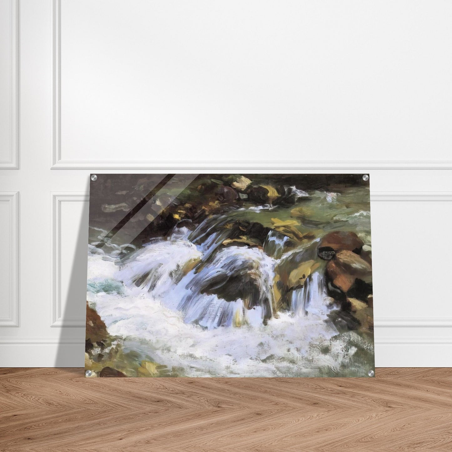 A Mountain Stream, Tyrol - John Singer Sargent Acrylic Print - 70x100 cm / 28x40″ inches
